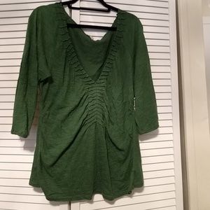 Anthropologie green large top